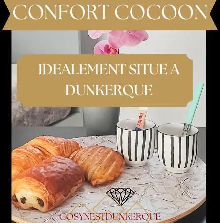 Cosynestdunkerque, Au Coeur De Dunkerque, 2 Personnes, Parking Privé Dunkirk