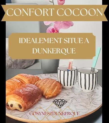 Centre De Dunkerque, Appartement Rdc, 2 Personnes, Parking Prive Dunkirk